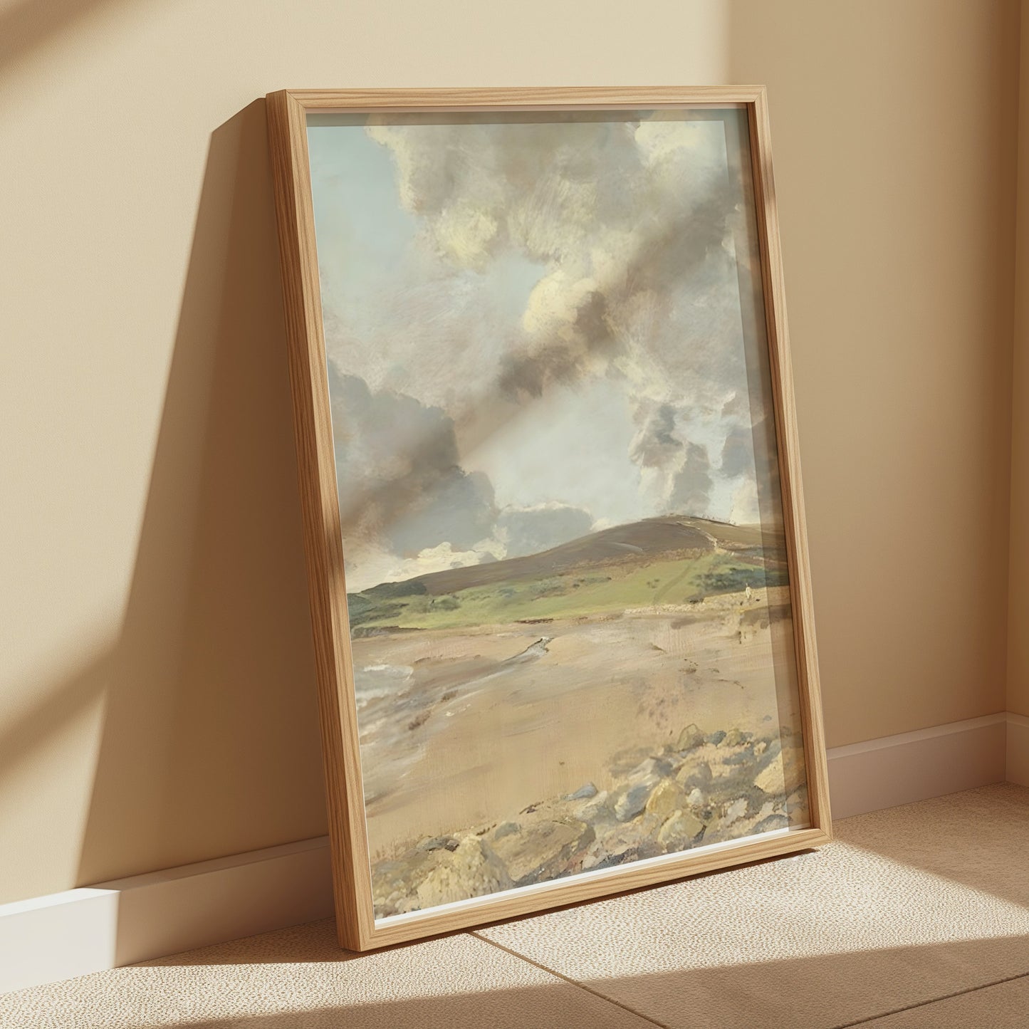 Premium Poster of Serene Coastal Landscape Art Print for Your Home Posters