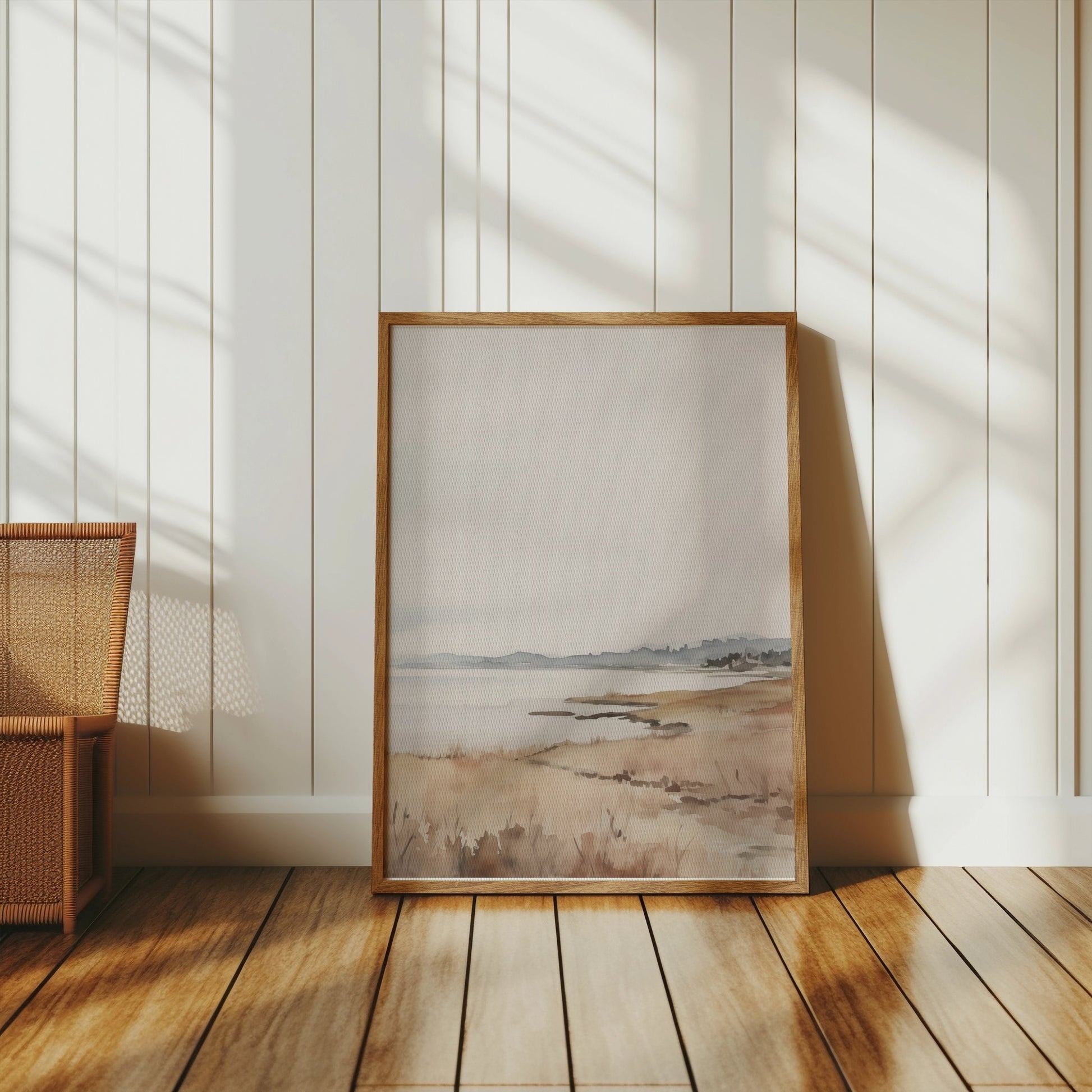 Premium Poster of Serene Coastal Landscape Artwork Art Posters