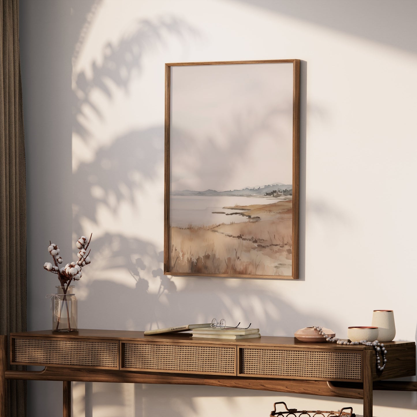 Premium Poster of Serene Coastal Landscape Artwork Art Posters