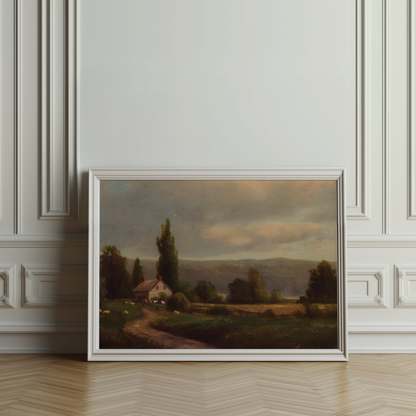 Premium Poster of Serene Countryside Landscape Artwork Printed Posters