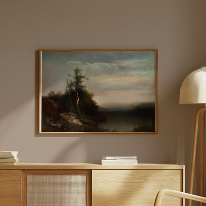 Premium Poster of Serene Landscape Art for Home Decor Beautiful Posters