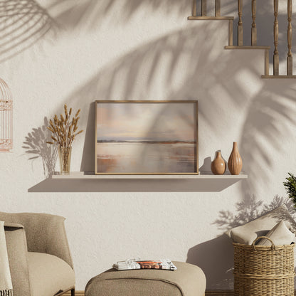 Premium Poster of Serene Landscape Print Coastal Horizon Wall Art Posters