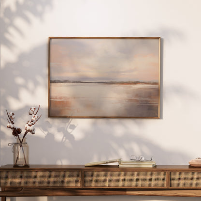Premium Poster of Serene Landscape Print Coastal Horizon Wall Art Posters