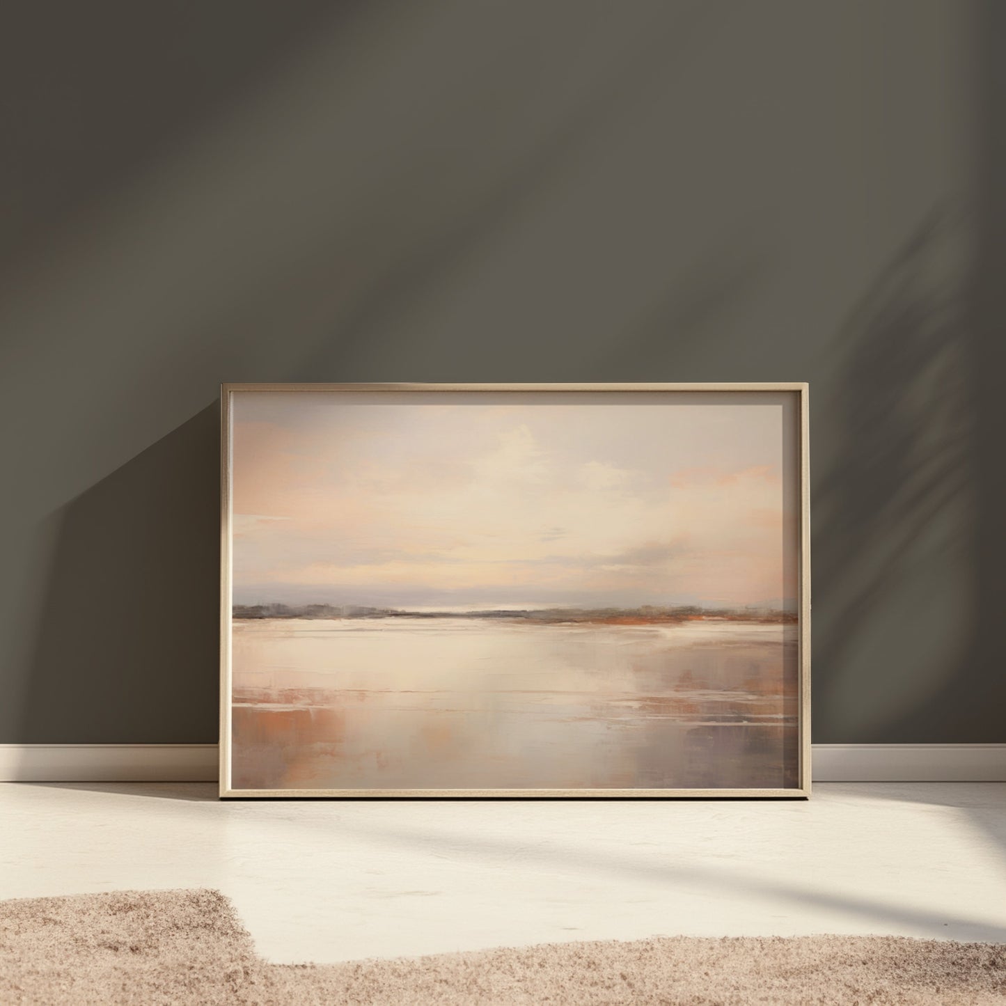 Premium Poster of Serene Landscape Print Coastal Horizon Wall Art Posters