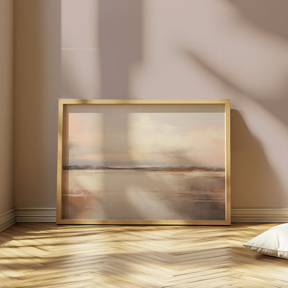 Premium Poster of Serene Landscape Print Coastal Horizon Wall Art Posters