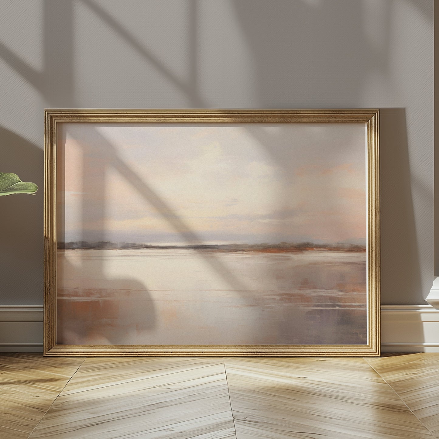 Premium Poster of Serene Landscape Print Coastal Horizon Wall Art Posters