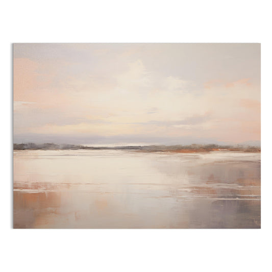 Premium Poster of Serene Landscape Print Coastal Horizon Wall Art Posters