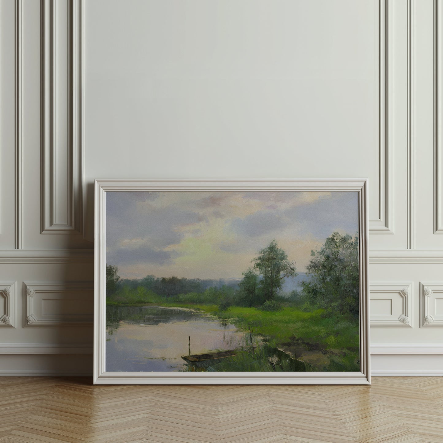 Premium Poster of Serene Landscape with Lush Greenery Wall Art Posters