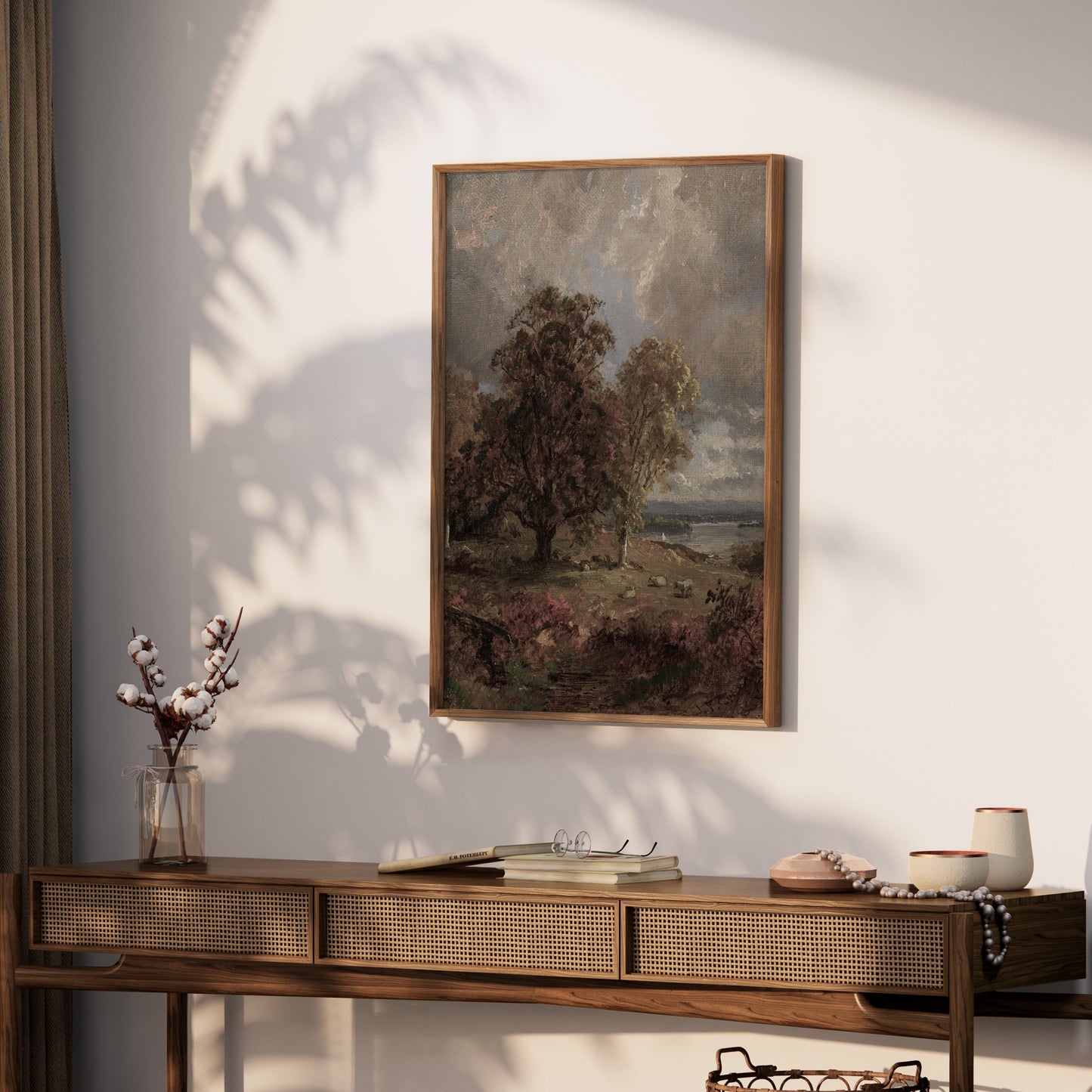 Premium Poster of Serene Landscape with Trees and Sky Art Print Posters