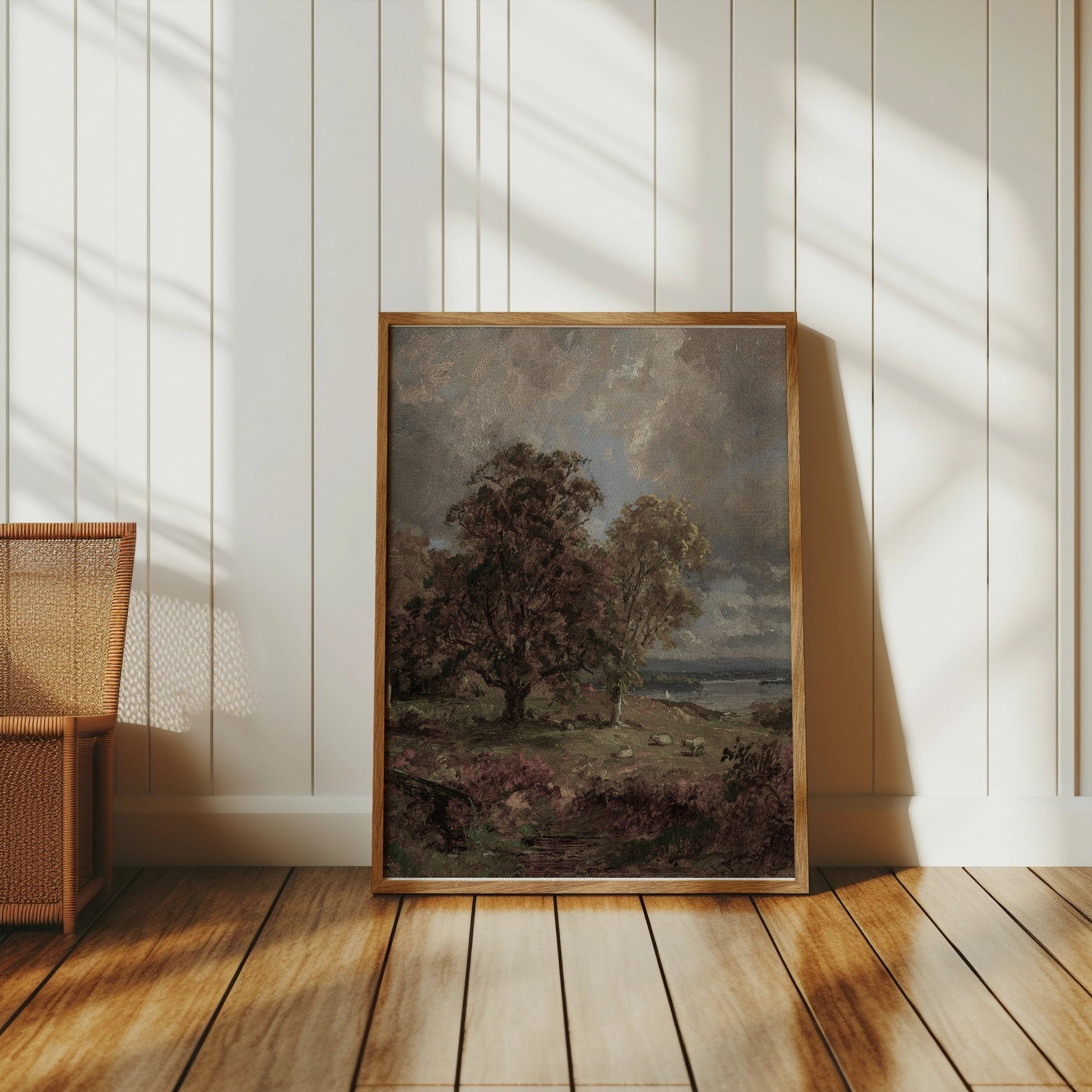 Premium Poster of Serene Landscape with Trees and Sky Art Print Posters