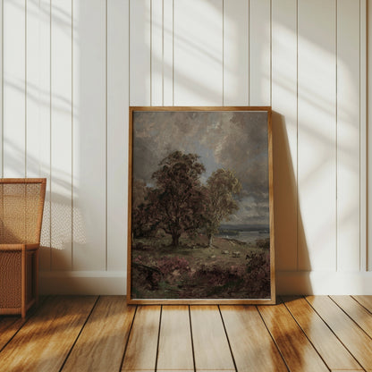 Premium Poster of Serene Landscape with Trees and Sky Art Print Posters