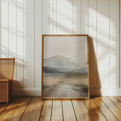 Premium Poster of Serene Mountain Landscape Art Print for Modern Home Posters