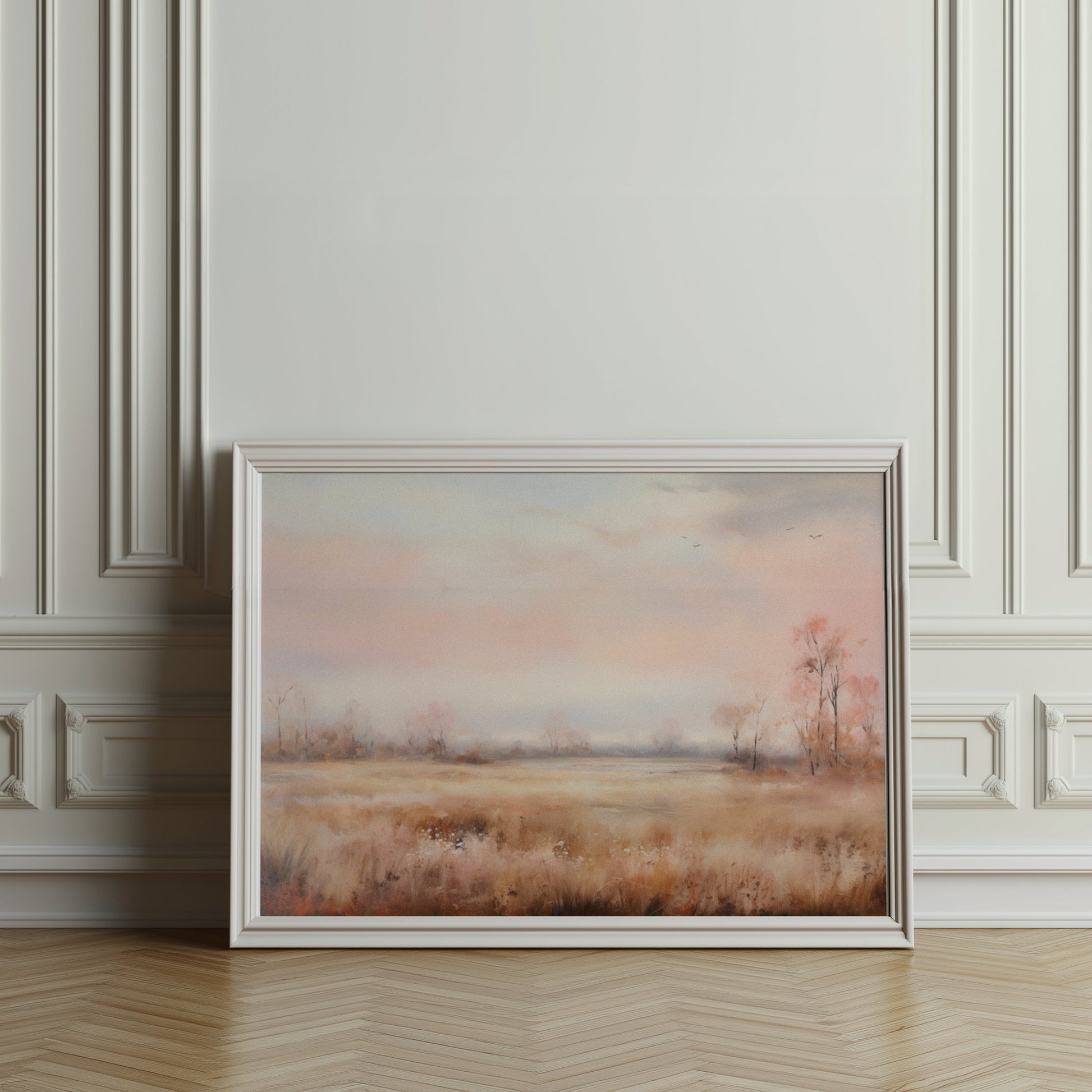 Premium Poster of Serene Pastel Hues Scenic Nature Landscape Art Posters