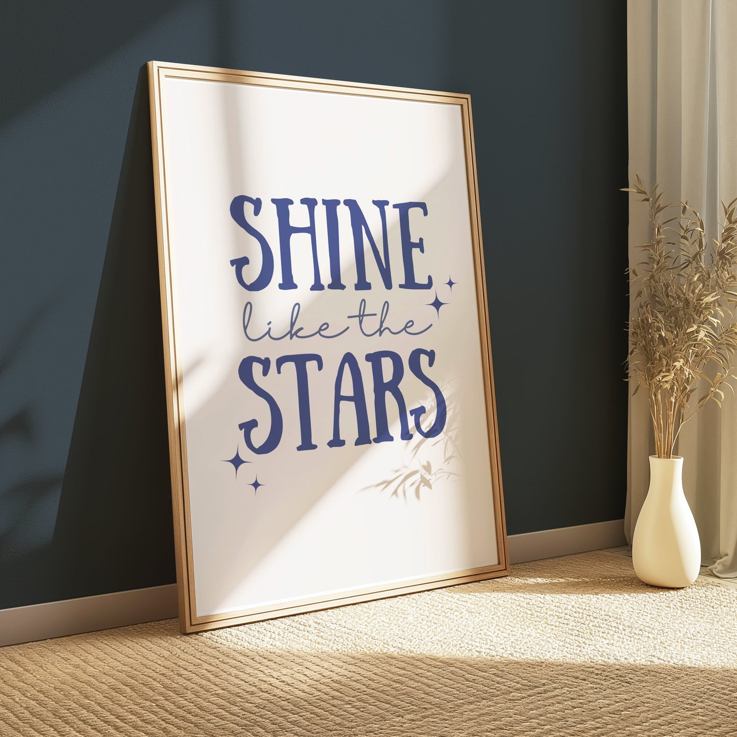 Premium Poster of Shine Like The Stars Motivational Quote Posters