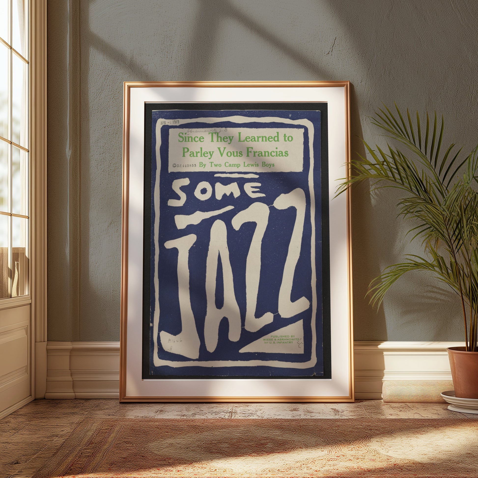 Premium Poster of Since They Learned to Parley Vous Francais Jazz Posters