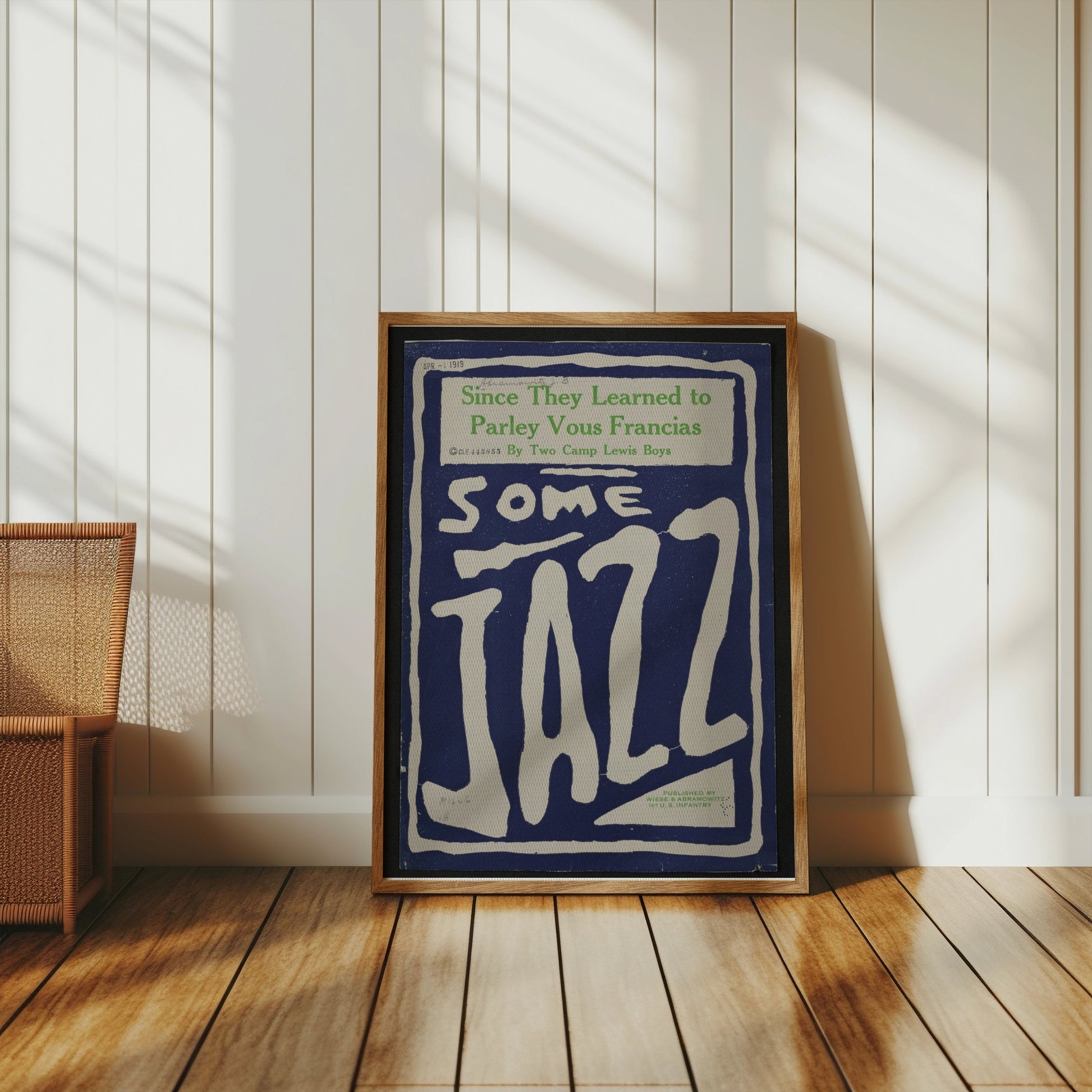 Premium Poster of Since They Learned to Parley Vous Francais Jazz Posters