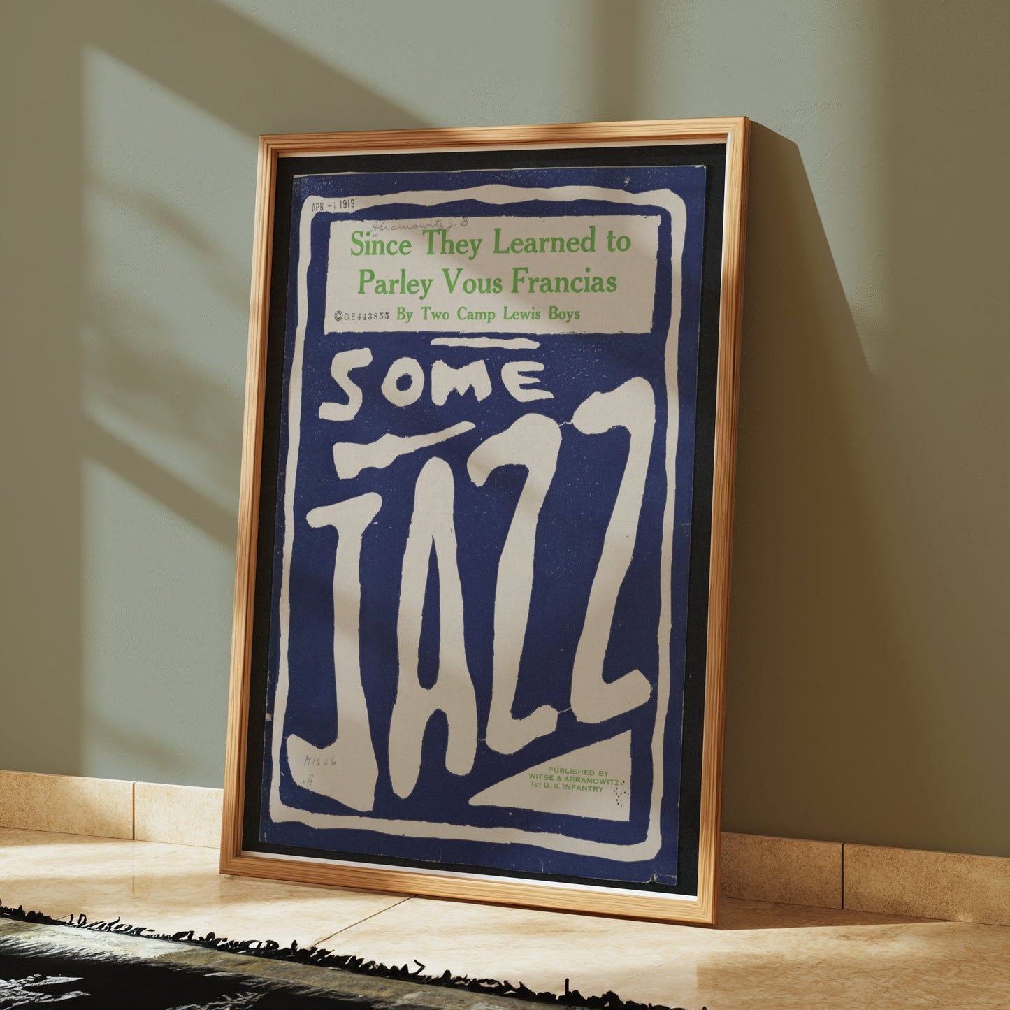 Premium Poster of Since They Learned to Parley Vous Francais Jazz Posters