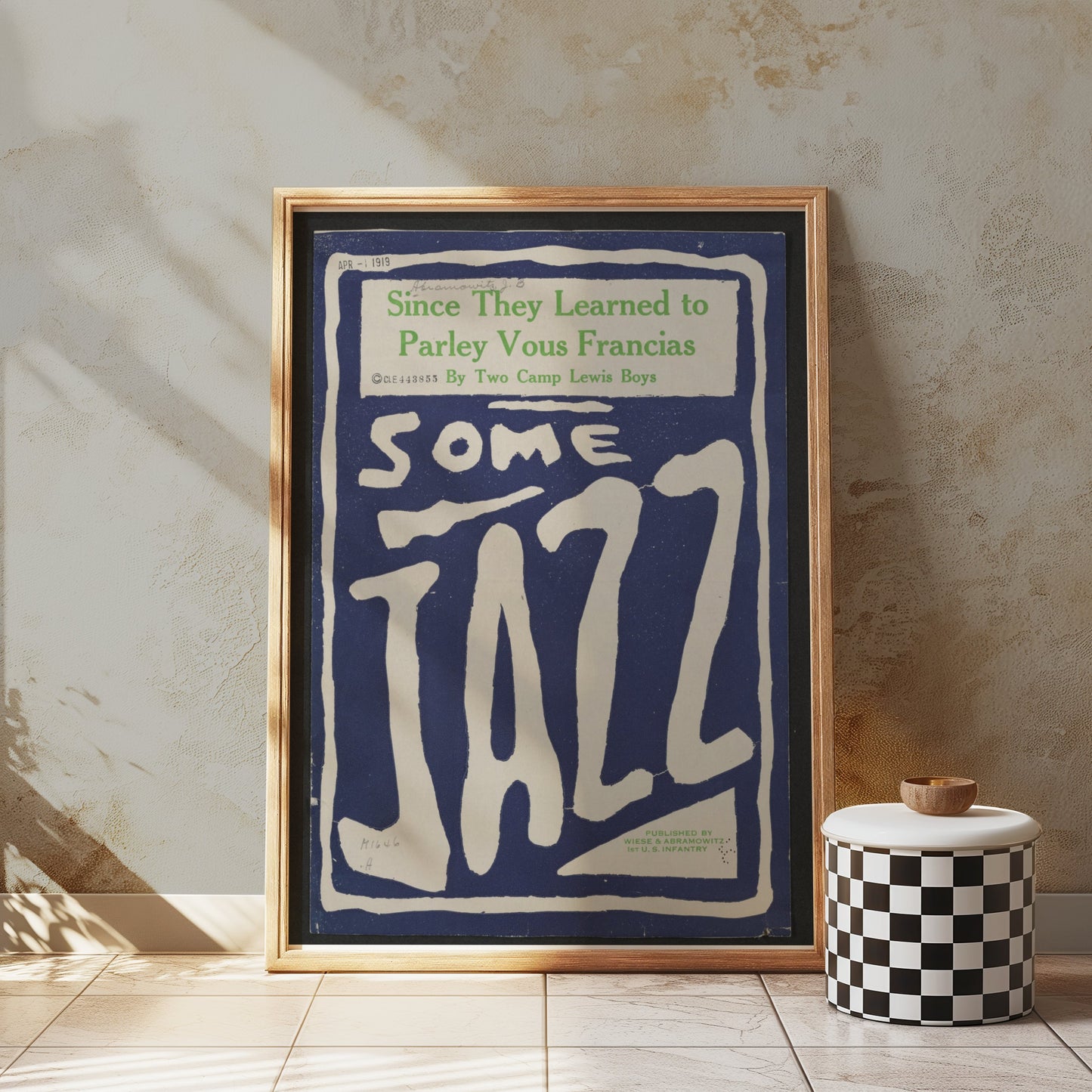 Premium Poster of Since They Learned to Parley Vous Francais Jazz Posters