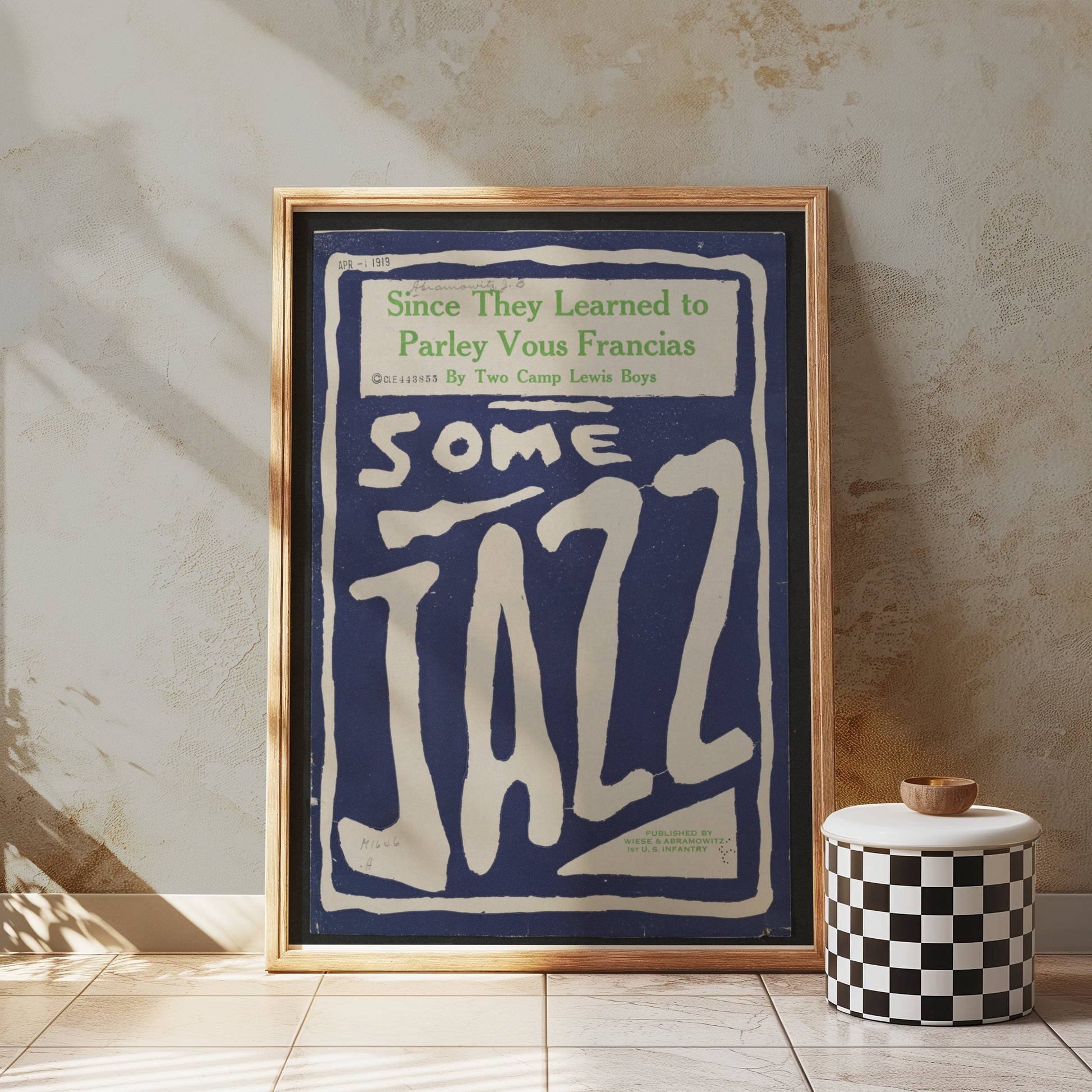 Premium Poster of Since They Learned to Parley Vous Francais Jazz Posters
