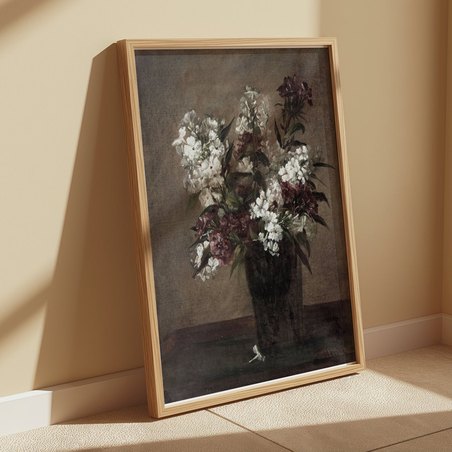 Premium Poster of Still Life Floral Bouquet in Vase Art Print Posters