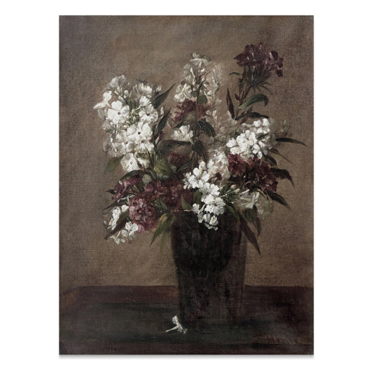 Premium Poster of Still Life Floral Bouquet in Vase Art Print Posters