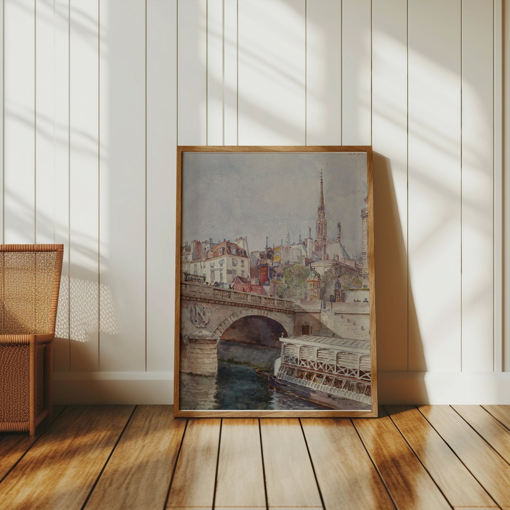 Premium Poster of Stunning Bridge and Cityscape Art Print Posters