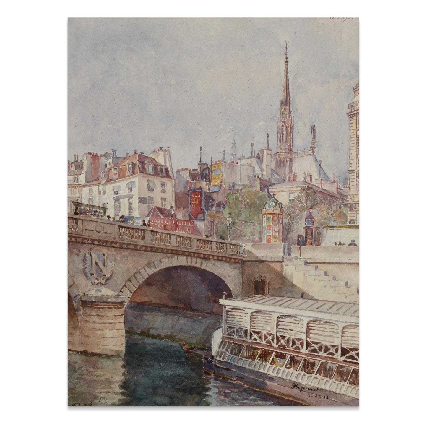Premium Poster of Stunning Bridge and Cityscape Art Print Posters