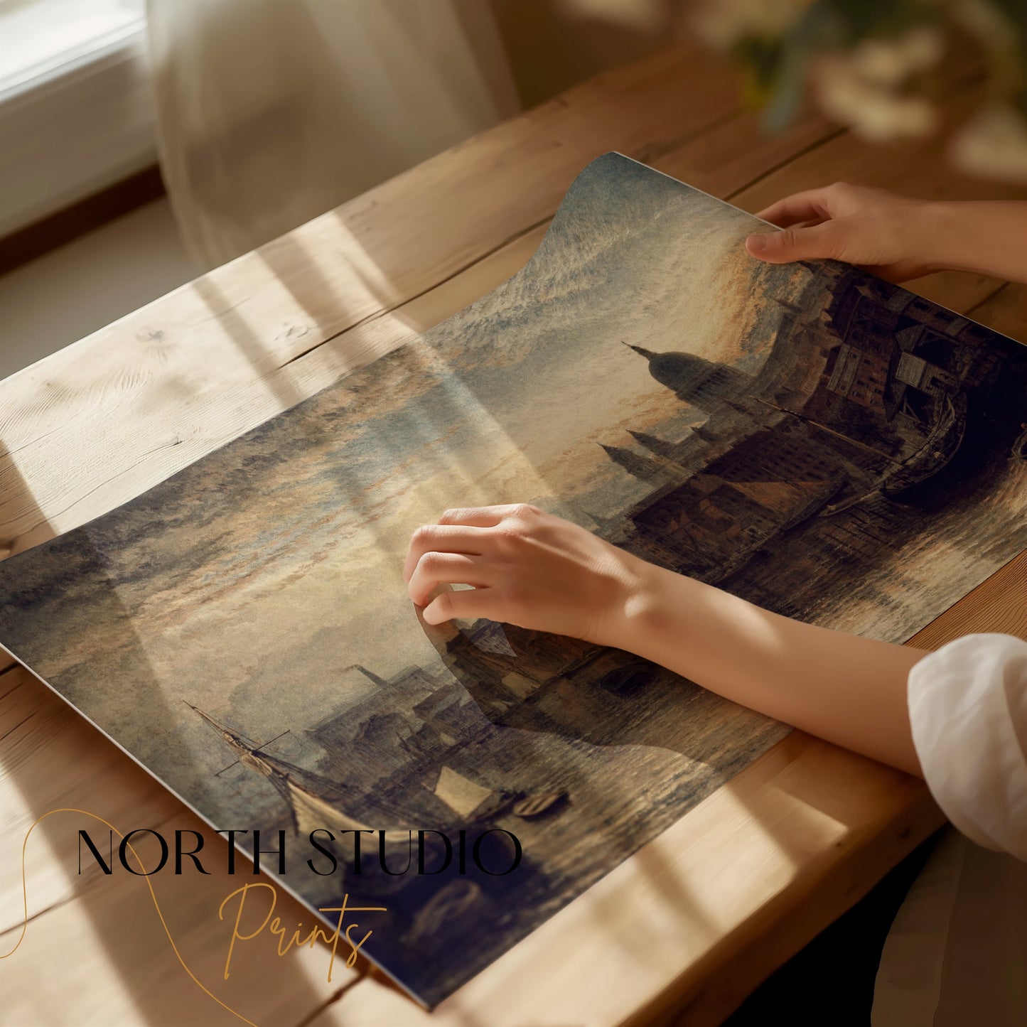 Premium Poster of Stunning Cityscape Art of Historical Skyline Posters