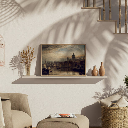 Premium Poster of Stunning Cityscape Art of Historical Skyline Posters