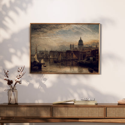 Premium Poster of Stunning Cityscape Art of Historical Skyline Posters