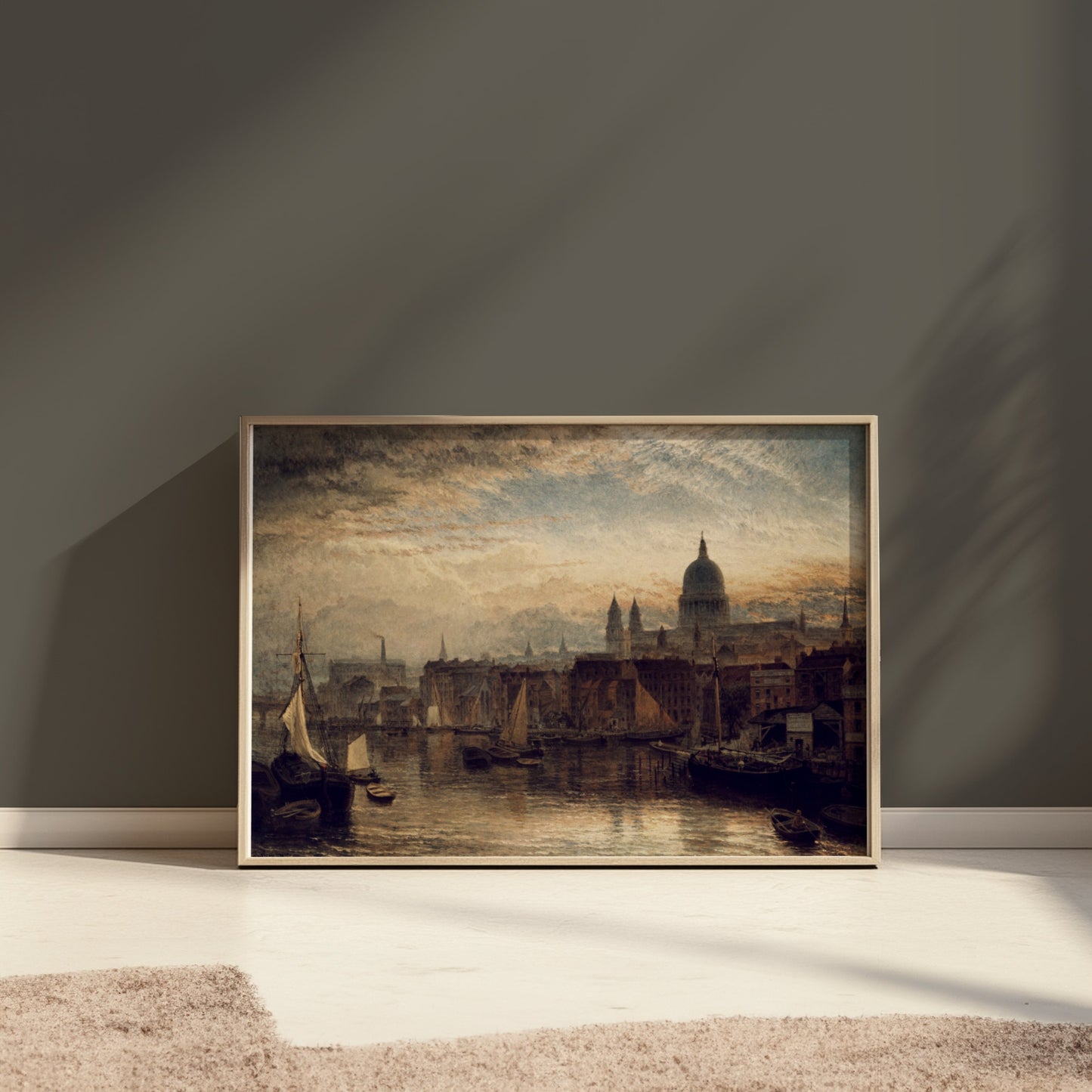 Premium Poster of Stunning Cityscape Art of Historical Skyline Posters