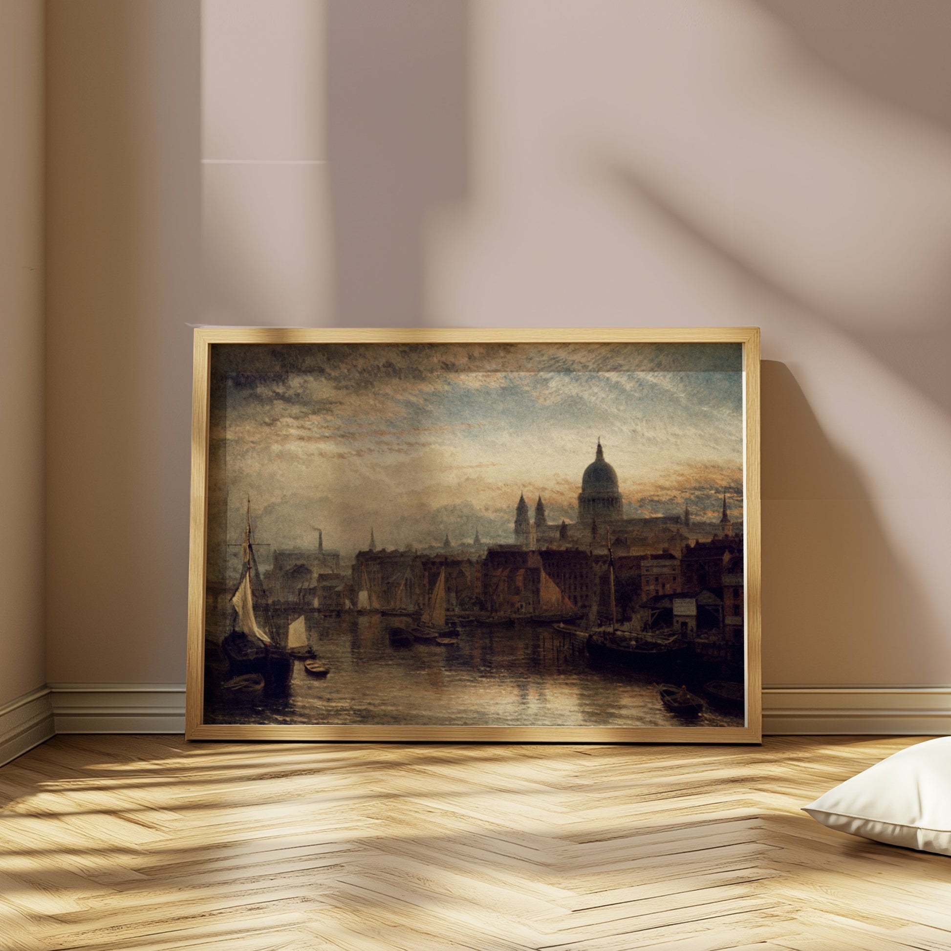 Premium Poster of Stunning Cityscape Art of Historical Skyline Posters