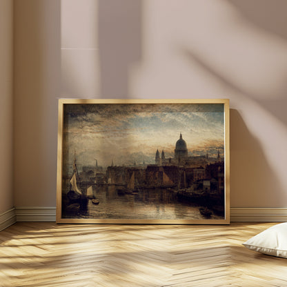 Premium Poster of Stunning Cityscape Art of Historical Skyline Posters