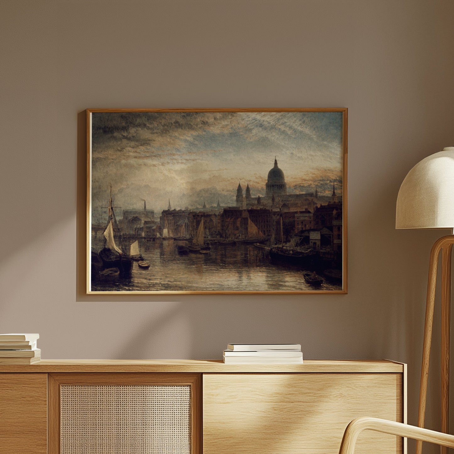 Premium Poster of Stunning Cityscape Art of Historical Skyline Posters