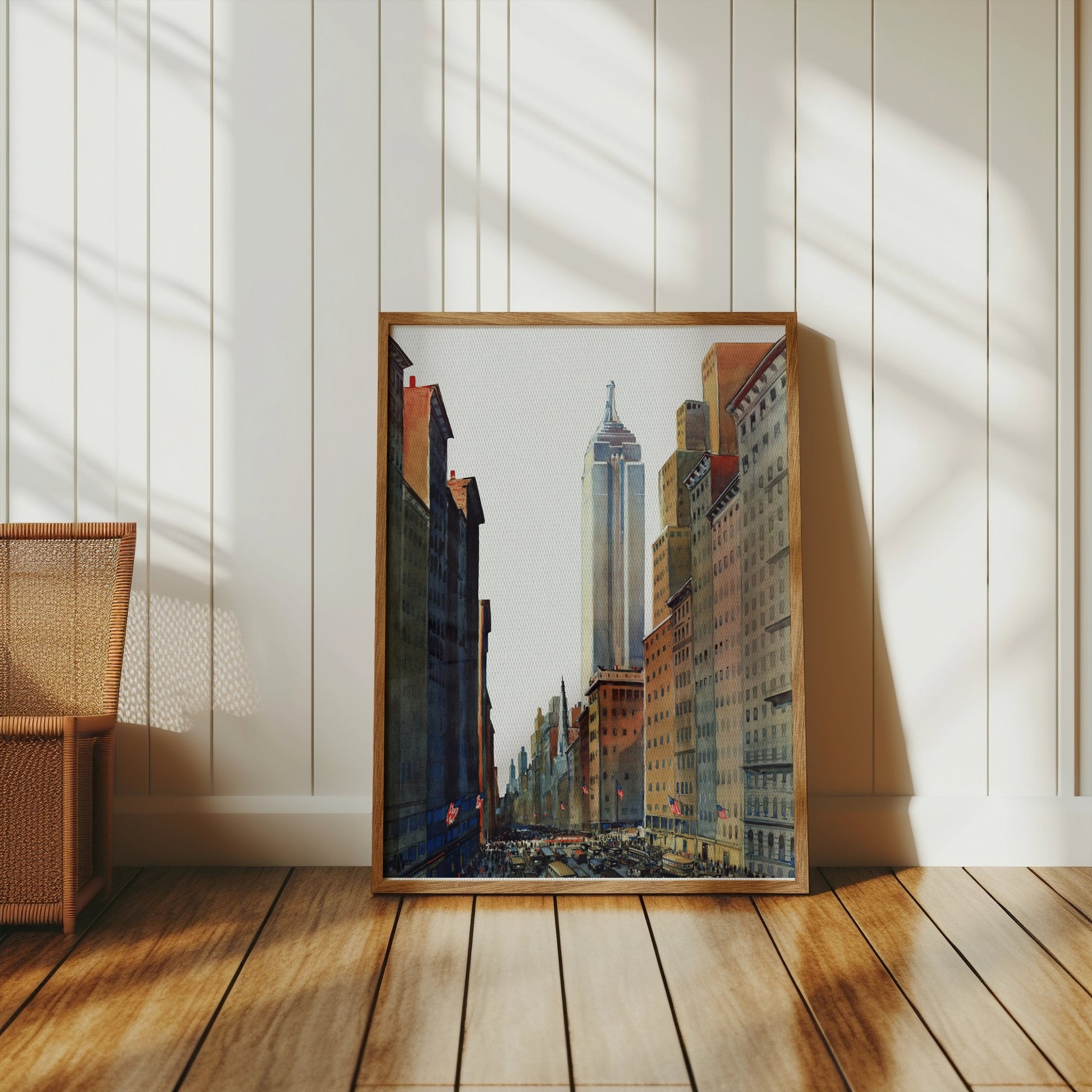 Premium Poster of Stunning Cityscape Poster of Skyscraper and City Life