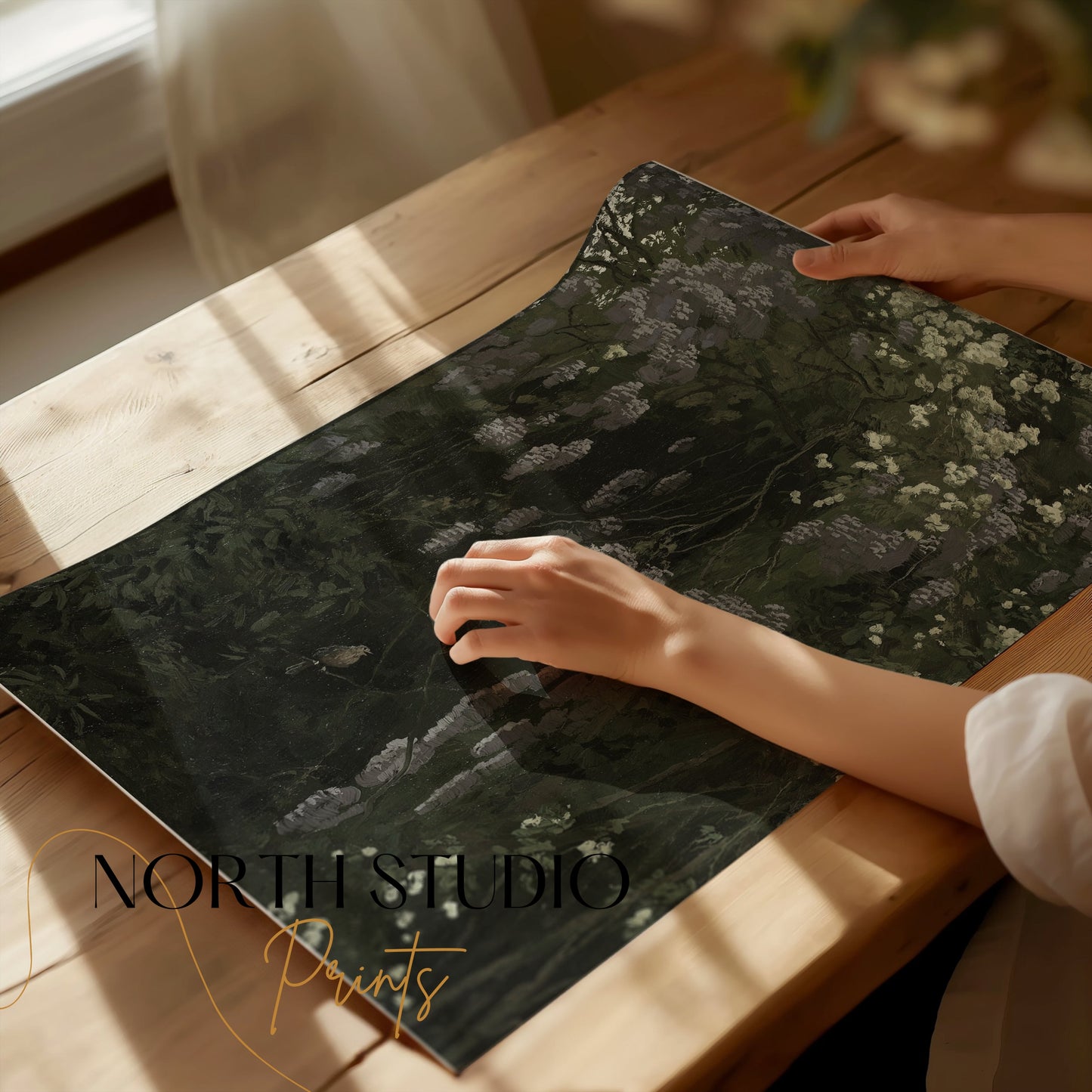Premium Poster of Stunning Floral Forest Greenery Themed Wall Art Posters