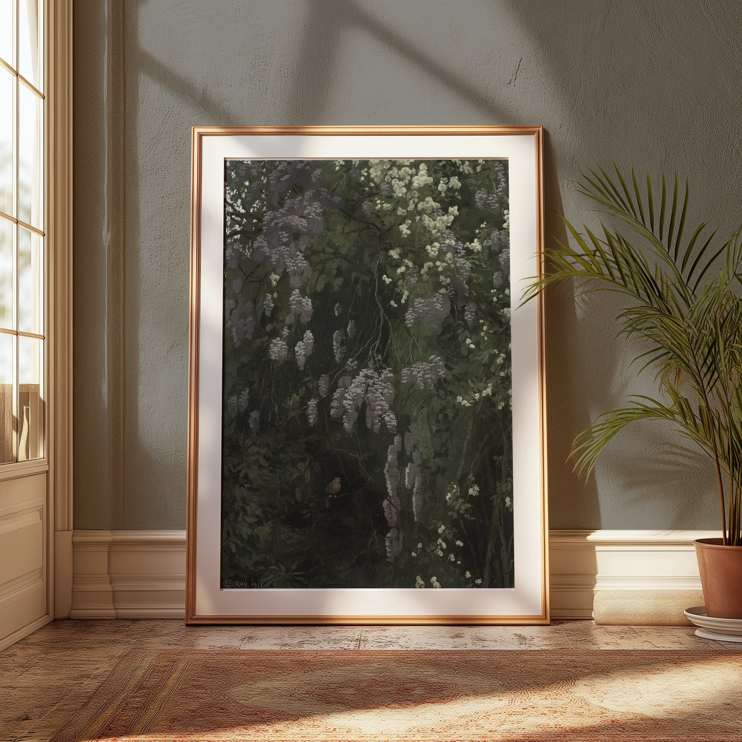 Premium Poster of Stunning Floral Forest Greenery Themed Wall Art Posters