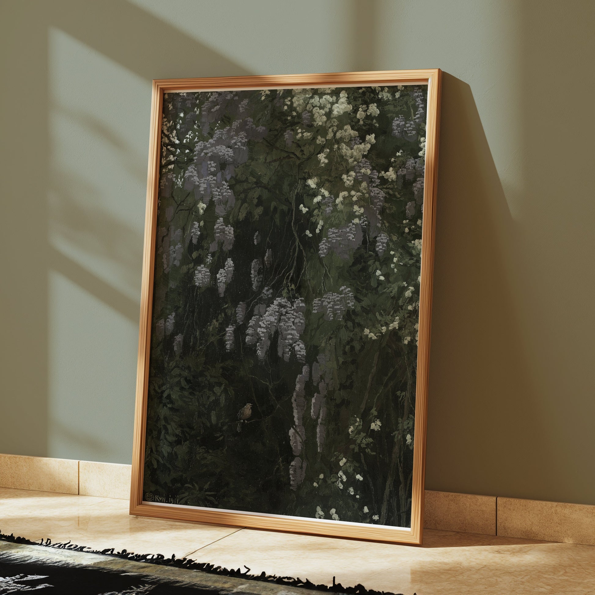 Premium Poster of Stunning Floral Forest Greenery Themed Wall Art Posters