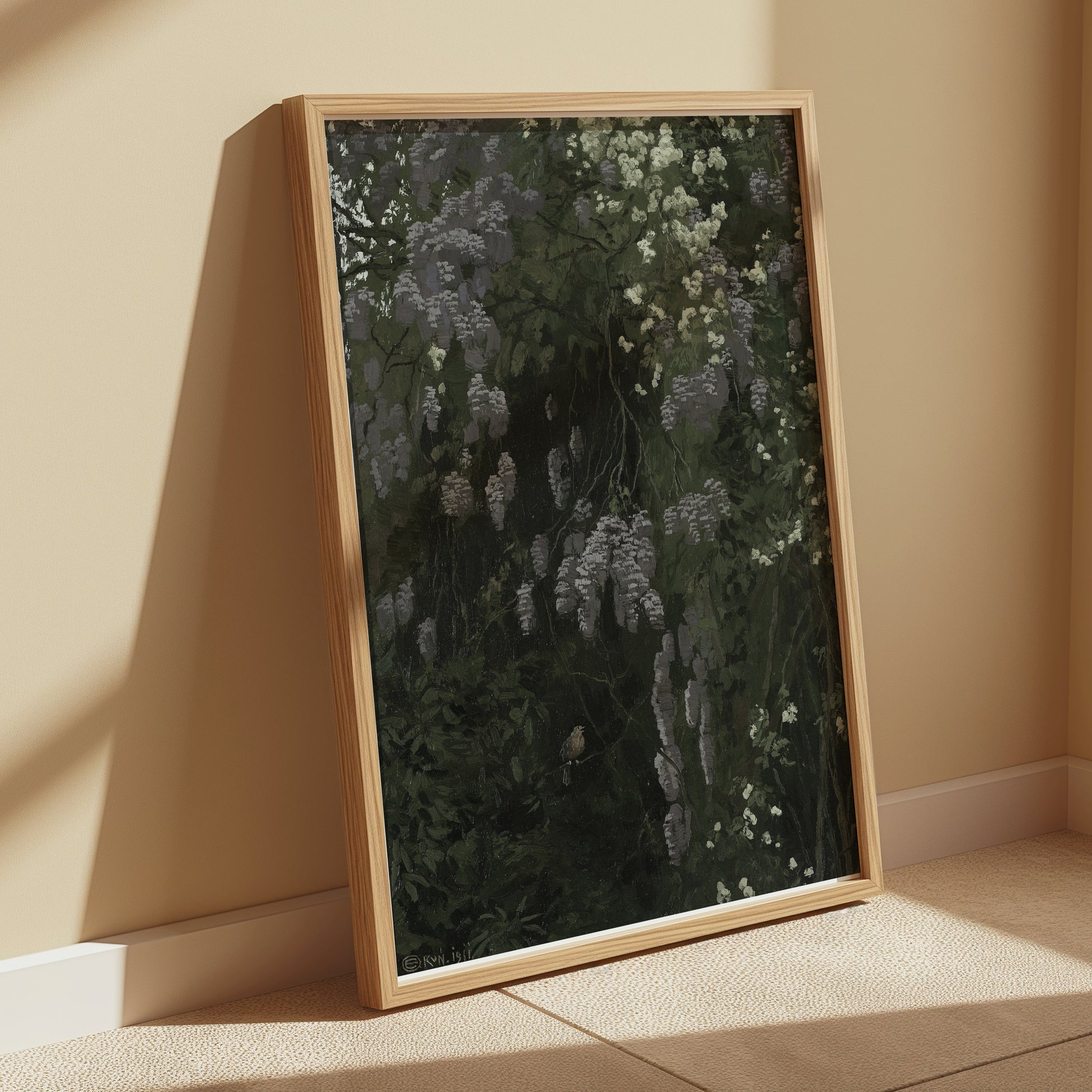Premium Poster of Stunning Floral Forest Greenery Themed Wall Art Posters