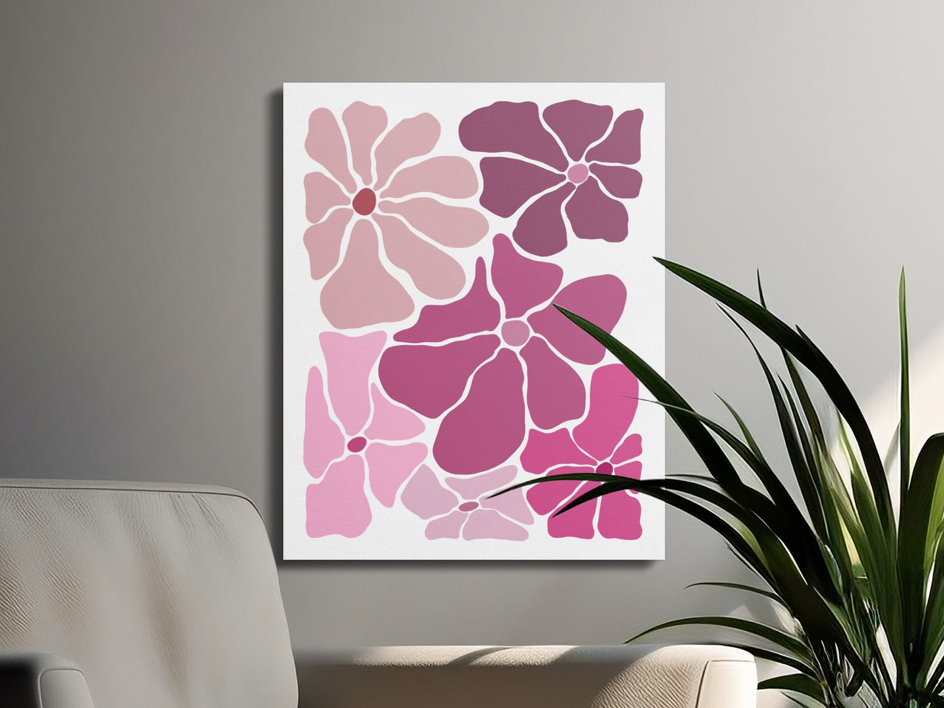 Premium Poster of Stunning Floral Wall Art for Homes Canvas Wraps