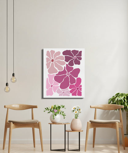 Premium Poster of Stunning Floral Wall Art for Homes Canvas Wraps