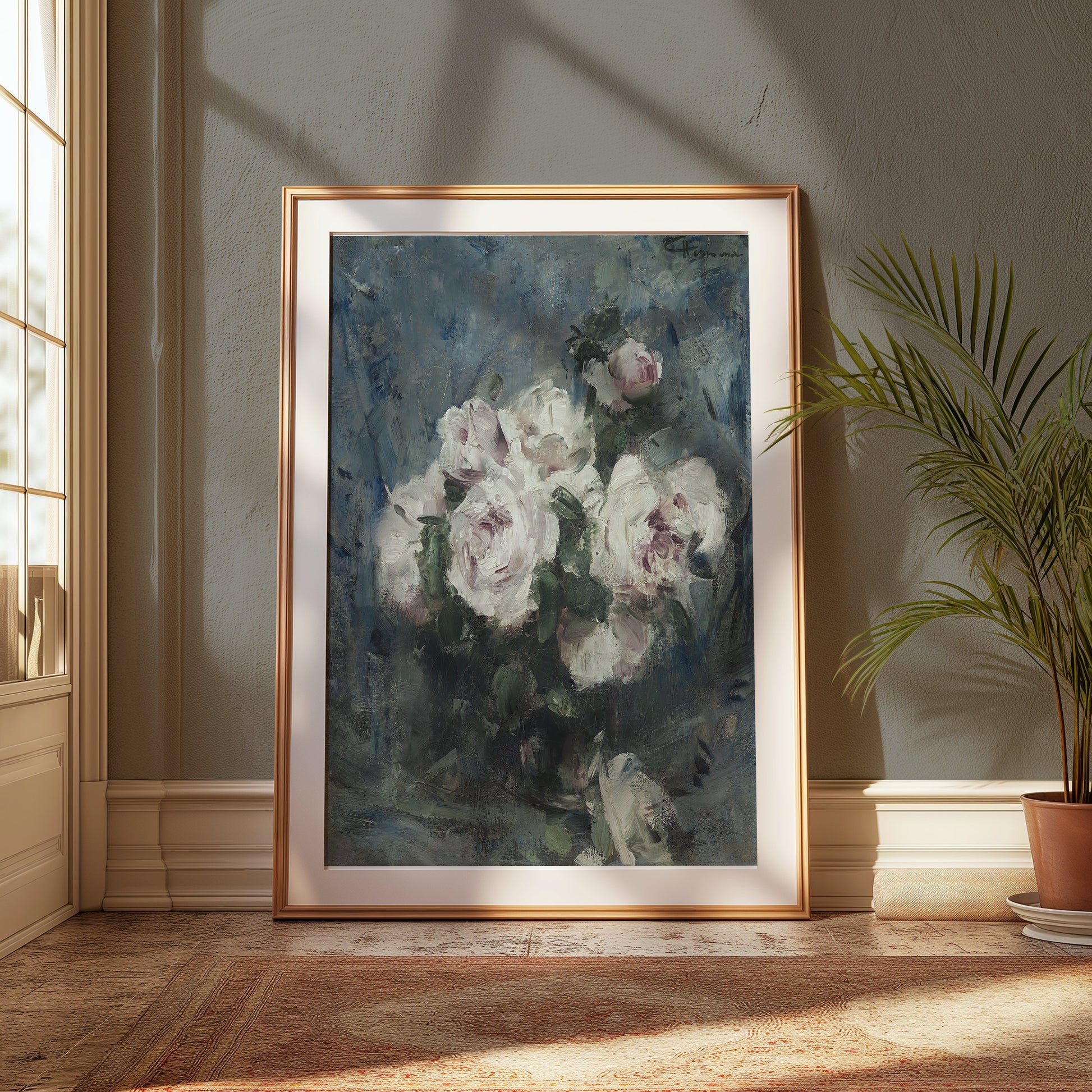 Premium Poster of Stunning Impressionist Floral Arrangement Posters