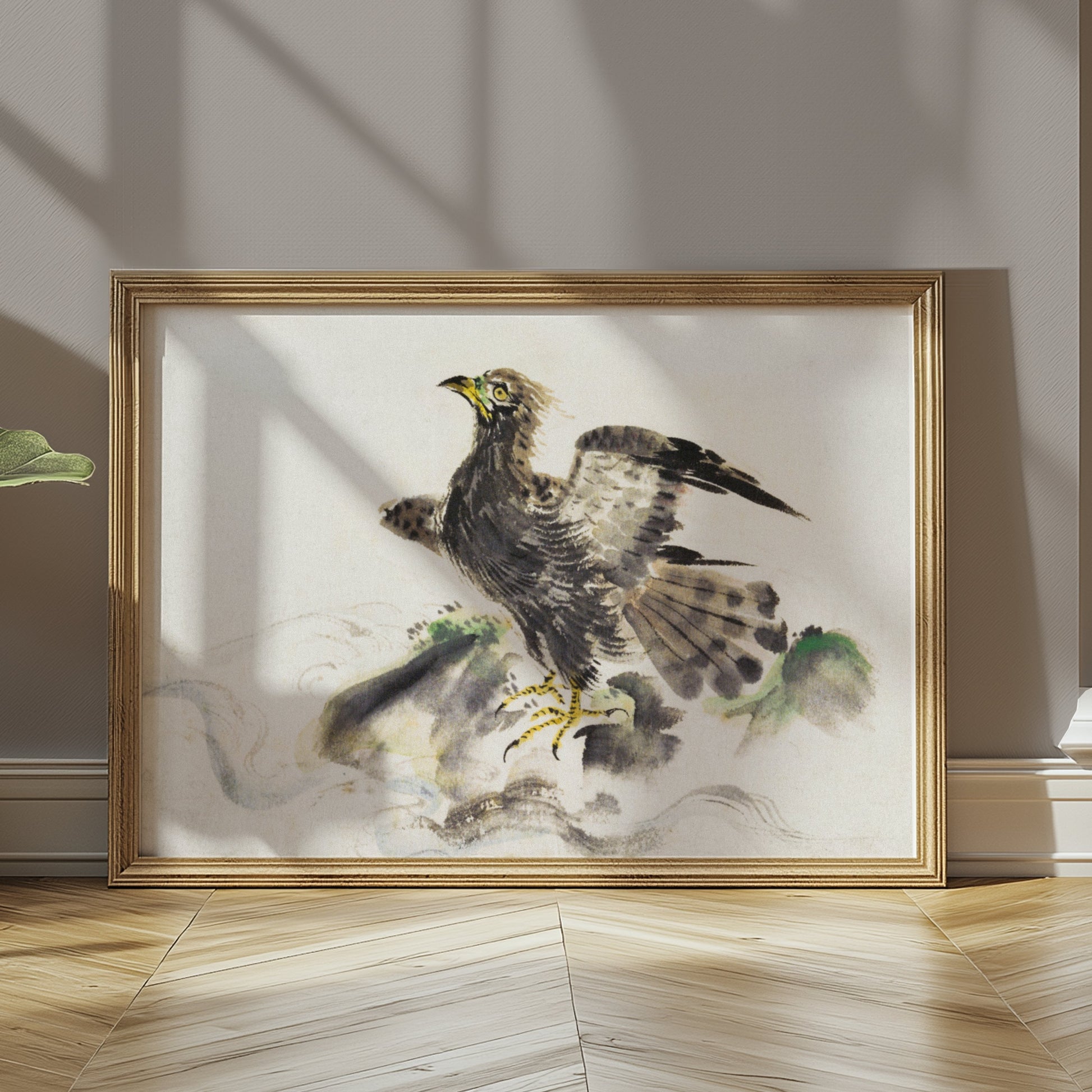 Premium Poster of Stunning Japanese Art of Majestic Eagle Posters