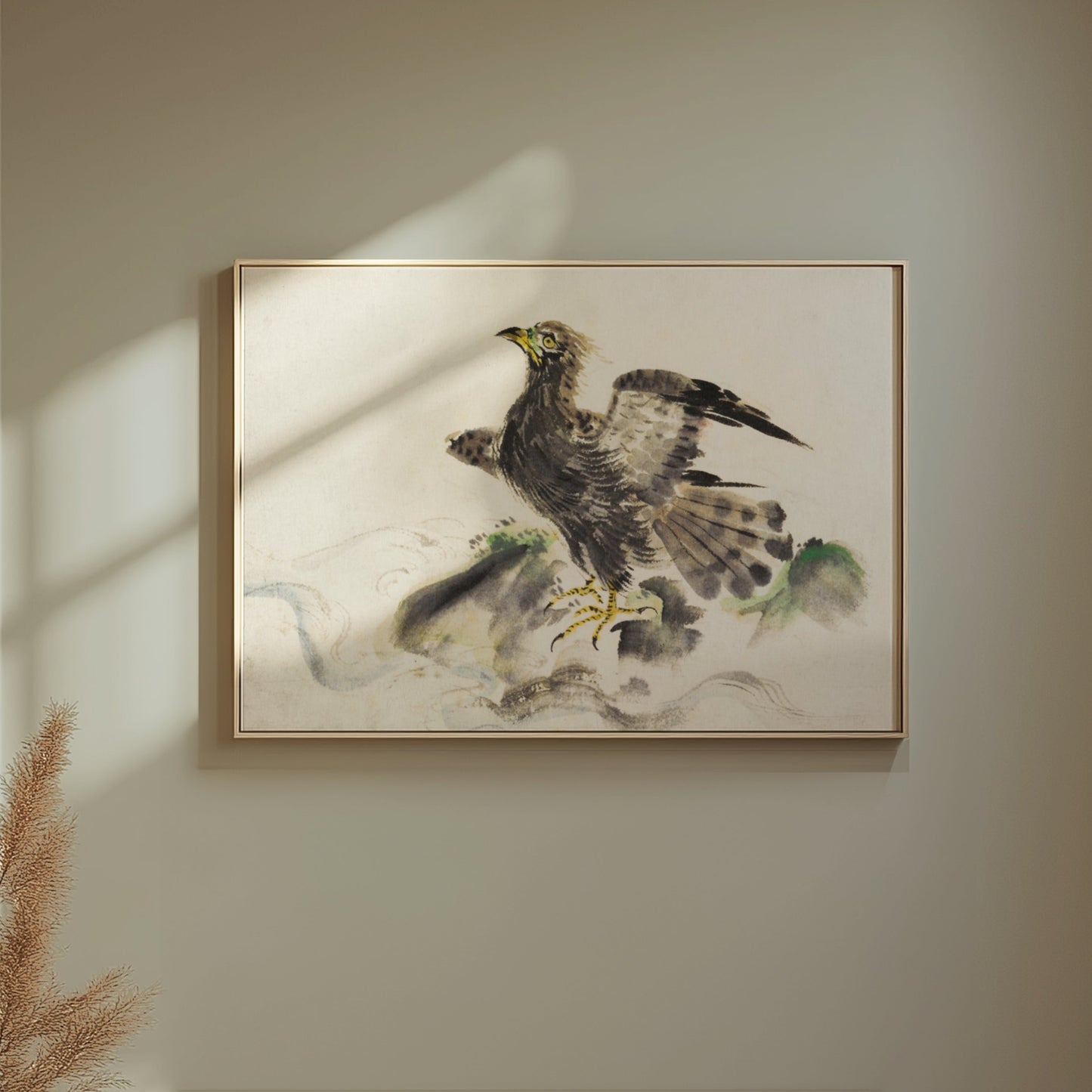 Premium Poster of Stunning Japanese Art of Majestic Eagle Posters