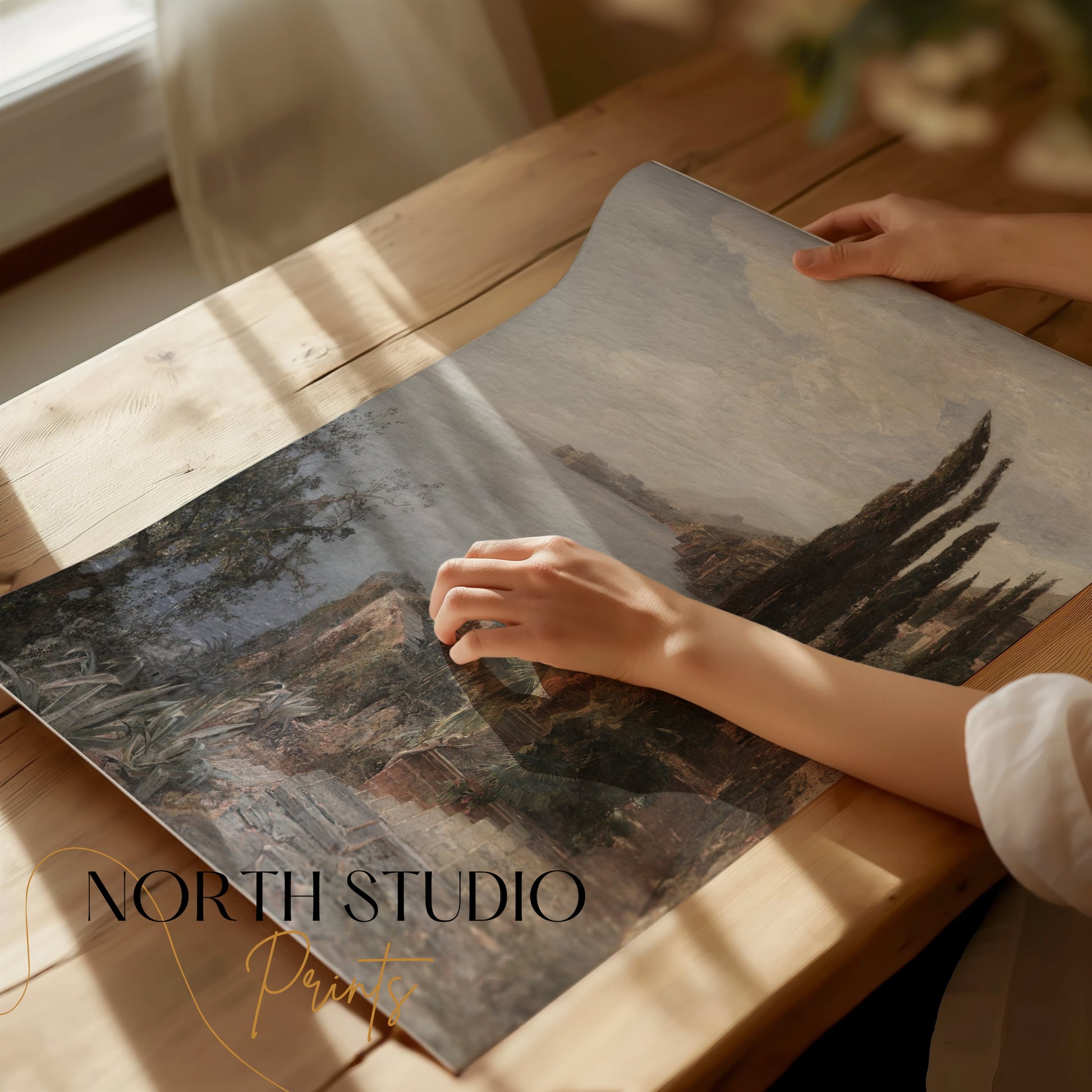Premium Poster of Stunning Landscape Coastal View Art Print Posters