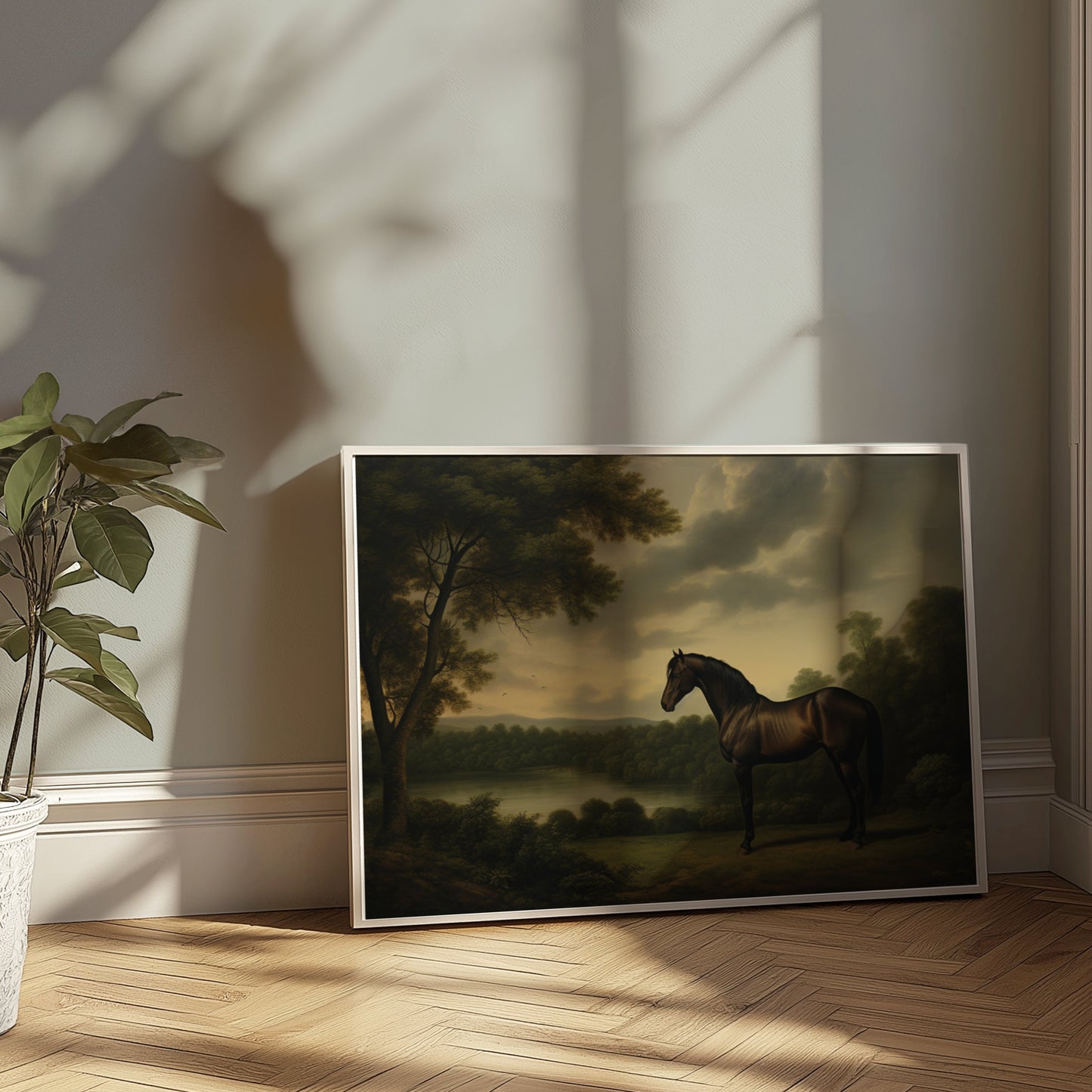 Premium Poster of Stunning Majestic Horse in Breathtaking Landscape Posters
