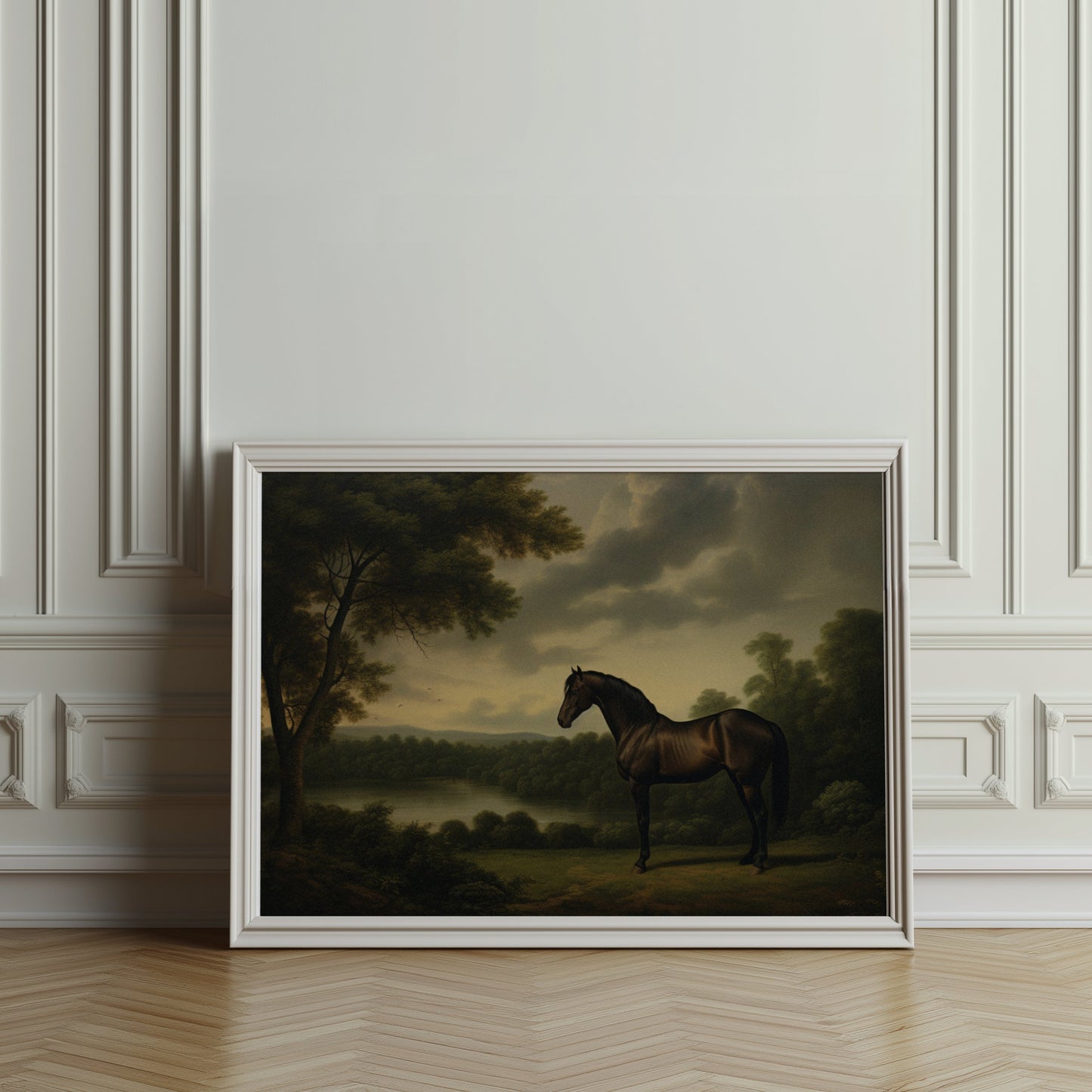 Premium Poster of Stunning Majestic Horse in Breathtaking Landscape Posters