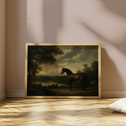 Premium Poster of Stunning Majestic Horse in Breathtaking Landscape Posters
