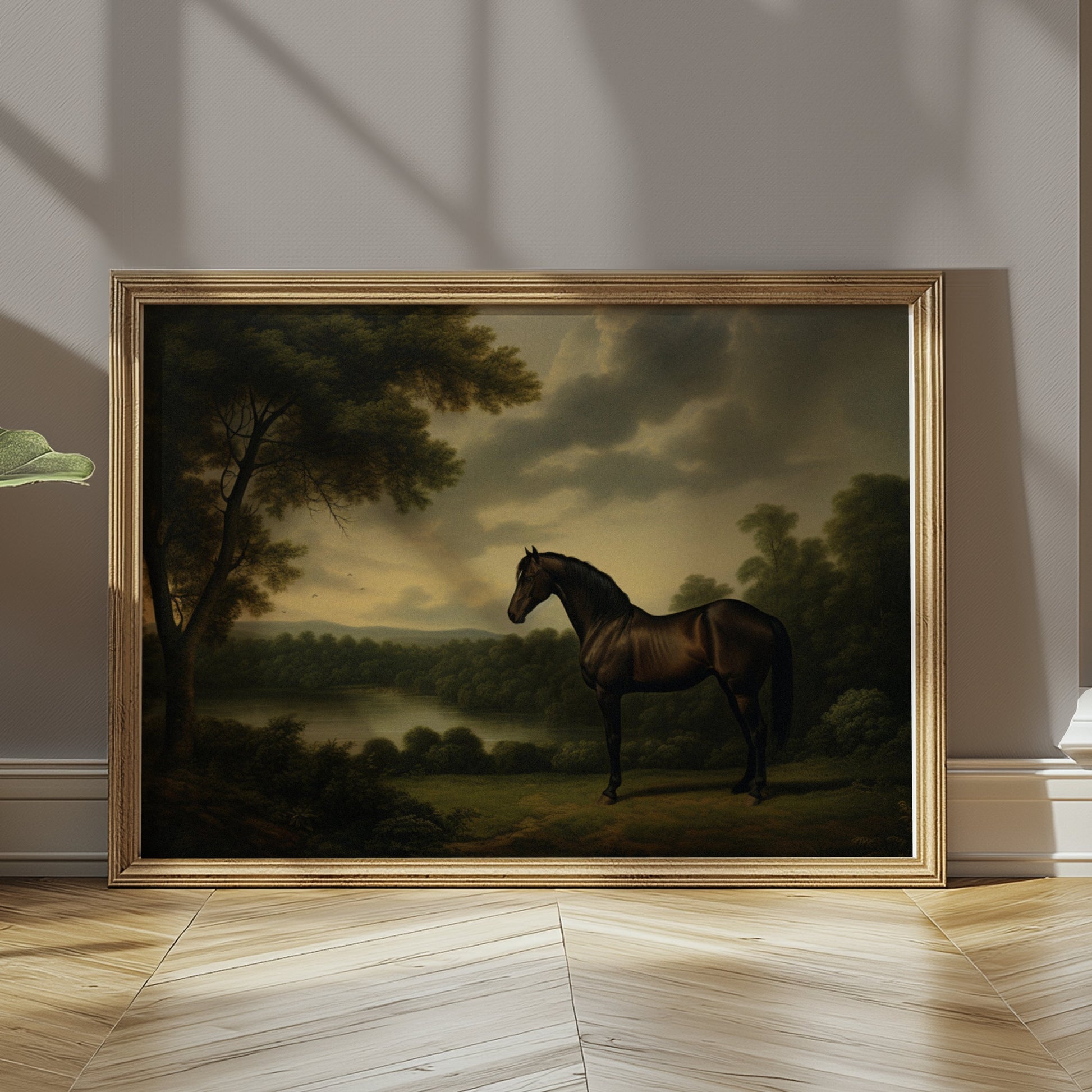 Premium Poster of Stunning Majestic Horse in Breathtaking Landscape Posters