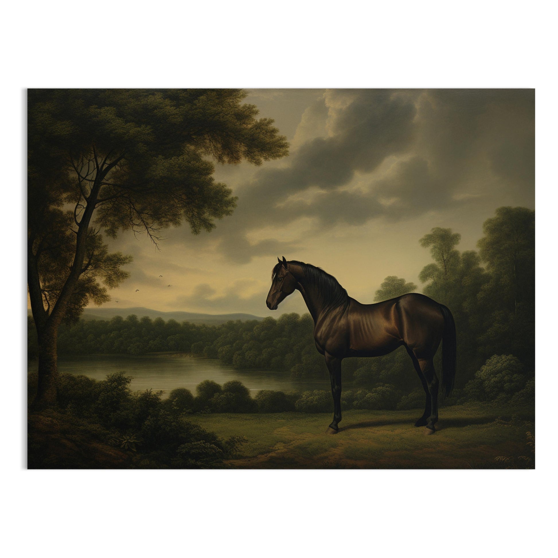 Premium Poster of Stunning Majestic Horse in Breathtaking Landscape Posters